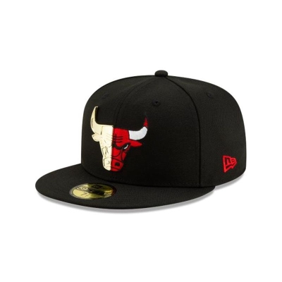 Sapca New Era Chicago Bulls NBA Logo Split 59FIFTY Fitted - Negrii